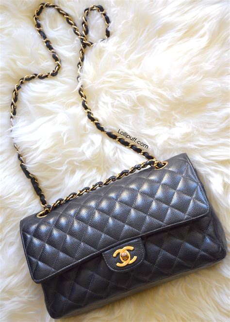 chanel black double flap bag